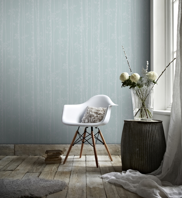 Nieuwe Behang Collectie PURE van Graham & Brown - Linden Behang. (Foto Graham & Brown Wallpaper  op DroomHome.nl)