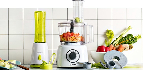 Een frisse start in 2018 met gezond koken, sporten en opruimen & opbergen. (Foto Blokker blender & juicer  op DroomHome.nl)