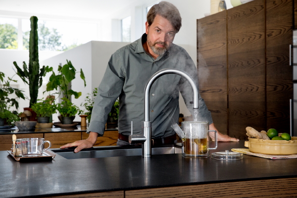 Quooker Flex - Kokendwaterkraan met Uittrekslang - MEER Keuken... (Foto Quooker  op DroomHome.nl)