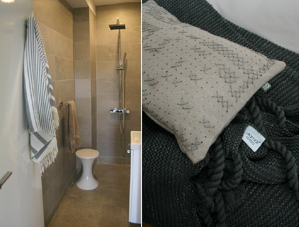 Urban City Woonaccessoires als Damai Hamam Plaid & Doek voor de Badkamer van een Stadsappartement – van Kussen.nl (Foto door DroomHome.nl)