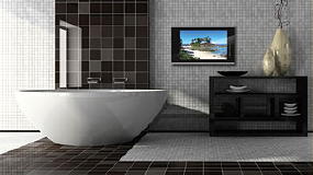 Compacte Wellness in Kleine Badkamer Tips met Flatscreen van Aquasound  (Foto's Perscentrum Wonen) DroomHome.nl