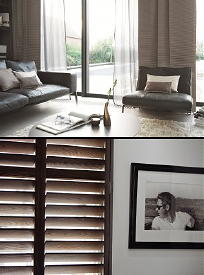 GORDIJNEN Zephyr van Casadeco & Kelly Hoppen Ontwerp voor Shutters Direct (Foto Perscentrum Wonen op DroomHome.nl)