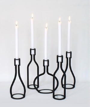 Kerst In Huis Trend 2011 - Kerst Trend Kaarsen Standaard Bottle van Perlei - LEES MEER.. (Foto Perscentrum Wonen op DroomHome.nl)