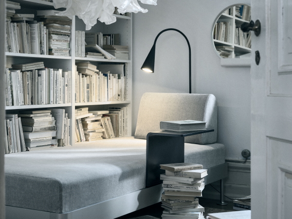 Ikea modulaire bank – daybed en chaise longue Delaktiq, design Tom Dixon (Foto Ikea  op DroomHome.nl)