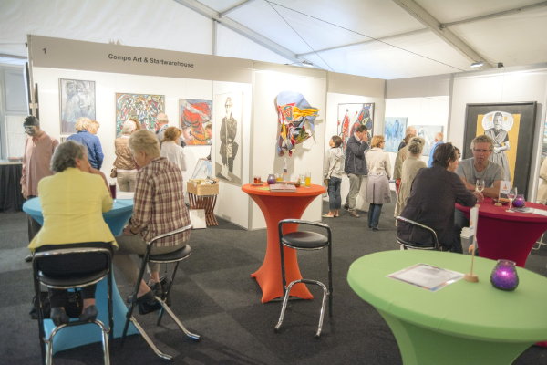 Kunstbeurs van Noord-Brabant informatie – paviljoen (Foto: Kunstbeurs van Noord-Brabant  op DroomHome.nl)