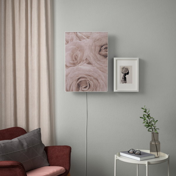 IKEA Sonos Symfonisk speaker – Sonos speaker rozen schilderij (Foto IKEA Sonos  op DroomHome.nl)