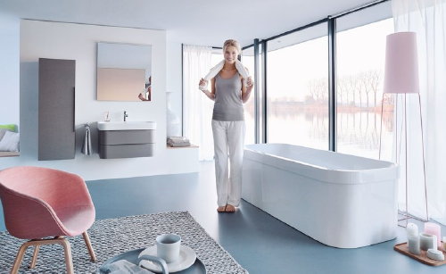 Pastels in de Badkamer! Pastel Kleuren in Sanitair & Badkamer - MEER Badkamer... (Foto Duravit Badkamer Serie D.2, Sieger Design  op DroomHome.nl)