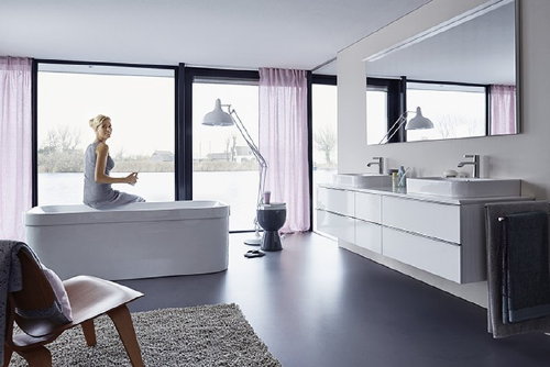 Pastels in de Badkamer! Pastel Kleuren in Sanitair & Badkamer - MEER Badkamer... (Foto Duravit Badkamer Serie Happy D.2, Sieger Design  op DroomHome.nl)