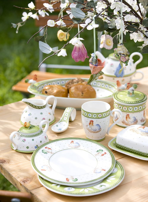 Pasen Trends - Paasbest Tafelen - Villeroy & Boch paasservies voor Paasbrunch, Paaslunch & High Tea - MEER ... (Foto Villeroy & Boch  op DroomHome.nl)