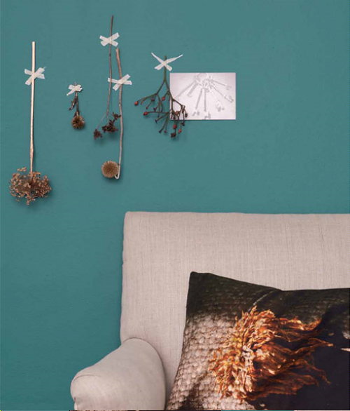 Interieur Kleur van het Jaar 2014: Teal! Flexa Trend Kleur 2014, Kleur Teal: Mix van Groen & Blauw – Flexa Muurverf Teal - Meer Kleur…. (Foto Flexa ColourFutures  op DroomHome.nl)