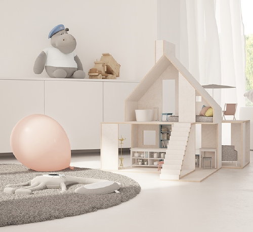 Kinderkamer & Speelgoed Trends – Design Poppenhuis Wood van Boomini! – Prachtig Poppenhuis met Design Meubels & Woonaccessoires voor Interieurstylisten & Interieurontwerpers in de Dop – MEER Kinderkamer Trends … (Foto Boomini Poppenhuis, Perscentrum Wonen  op DroomHome.nl)