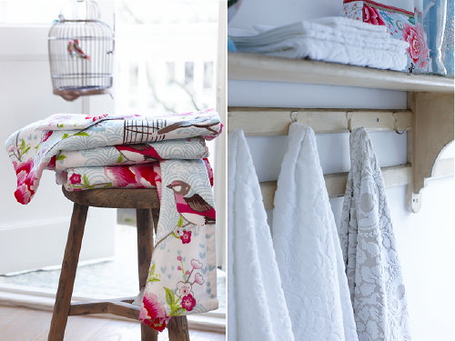 Badtextiel & Beddengoed Trends 2014: Pip Studio Zomer 2014 Badtextiel Collectie: Pip Studio Handdoeken Bloemen & Vogels Birds of Paradise – MEER Badtextiel… (Foto Pip Studio  op DroomHome.nl)