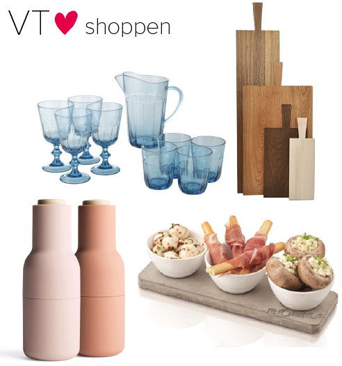 Kerst Koken & Tafelen Trends! – Nieuwste Kook & Bakspullen, Keukenspullen en Mooie Kerst Accessoires voor de Gedekte Tafel als Glasservies, Broodplanken, Hapjesschalen en peper & Zoutmolens LEES MEER… (Foto vtwonen Shop  op DroomHome)