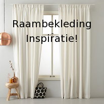 Trendy Raambekleding: Mooie Gordijnen & Jaloezieën Inspiratie LEES MEER… (Foto Wehkamp  op DroomHome.nl)