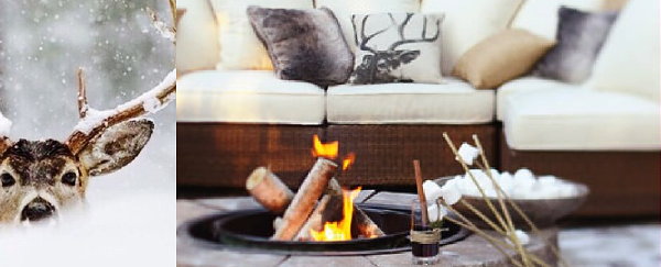 Winter Woontrend Riviera Maison The Aspen House Woonaccessoires als Kussens, Throws - Plaids, keukenaccessoires en Lantaarns & Windlichten bij de Winter Barbecue & Buitenhaard. (Foto Riviera Maison  op DroomHome.nl)