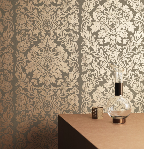 Behang Trends: Artisan behang van Graham & Brown - Gloriana Wallpaper - MEER behang.. (Foto Graham & Brown  op DroomHome.nl)