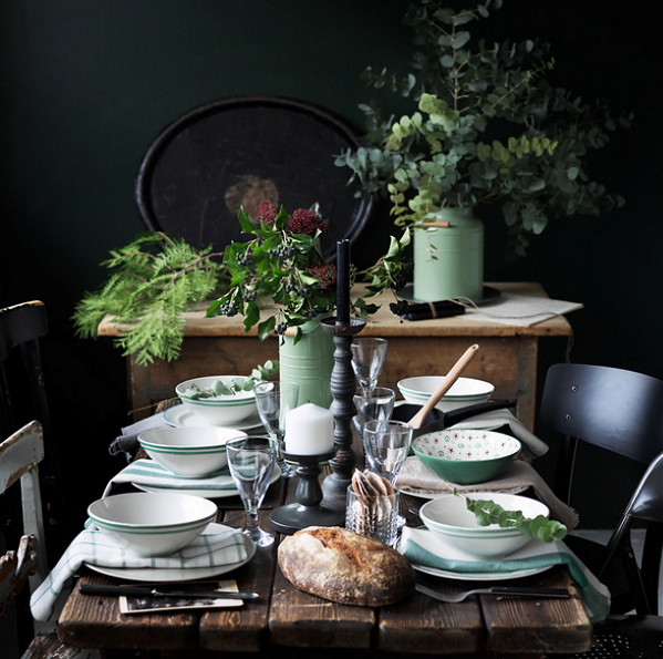 Gedekte Kersttafel Tips van IKEA – Meer Kerst…. (Foto IKEA  op DroomHome.nl)