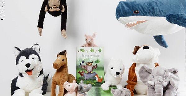 Kinderkamer Trends: Nieuwe Ikea Knuffels als Haai, Slang, Varken, Hond, Paard, Husky, Zeehond en Olifant – MEER Kinderkamers… (Foto Ikea   op DroomHome.nl)