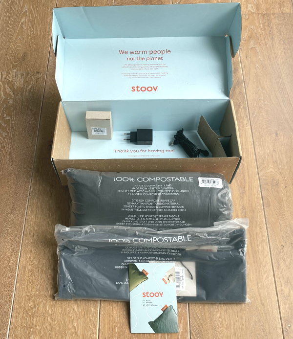 Stoov warmtekussen Ploov unboxing (Foto: DroomHome.nl)