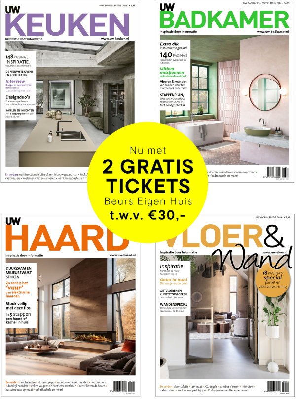 Uw Woonmagazine Inspiratie: Uw Badkamer - Alles over Badkamers, Uw Haard - Informatie over Haarden, Uw Vloer - Vloeren Ideeën & Uw keuken - Alles over Keukens (Foto Uw Woonmagazine  op DroomHome.nl)