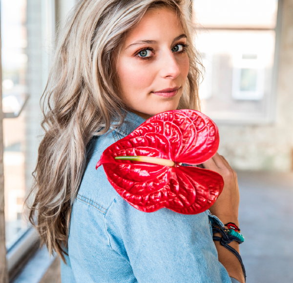 Hartvormige Valentijn bloemen Anthurium (Foto: Anthuriuminfo.com  op DroomHome.nl)