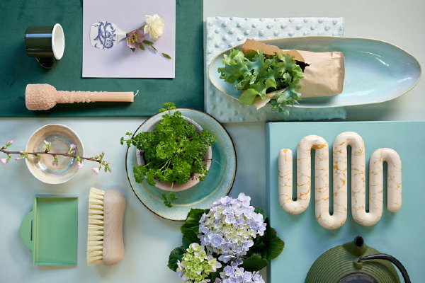 Woontrends 2023 Collecting Memories – 2023 Trend kleuren, materialen, woonaccessoires, bloemen en planten (Foto: Groenbranche  op DroomHome.nl)