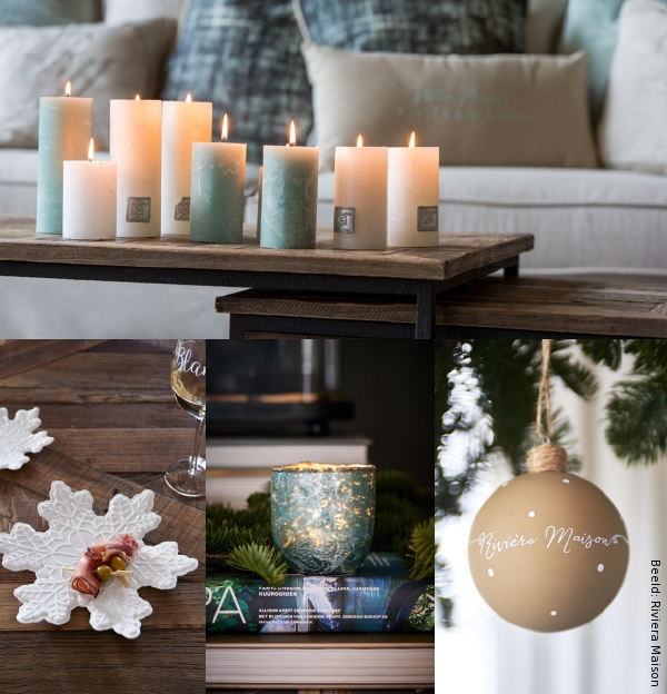 Riviera Maison Kerst Trend 2016: Villa Perosa – Landelijke Luxe Kerstballen, Kerstservies, Windlichten en RM Kaarsen – MEER Kerst… (Foto Riviera Maison  op DroomHome.nl)