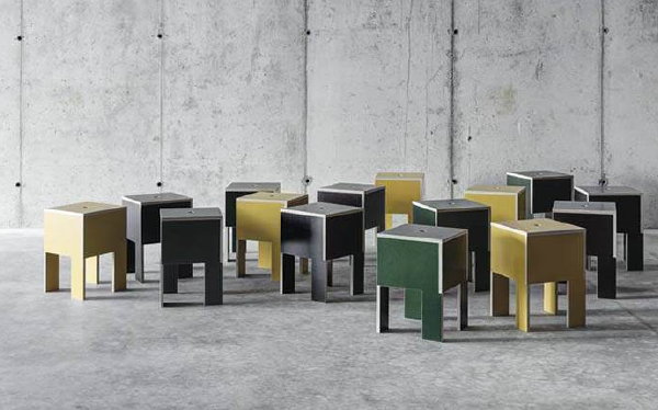 Duurzaam Italiaans Design Houten Fioroni Meubelen – J.M.B. Stool – Kruk – MEER Houten Meubels… (Foto Fioroni  op DroomHome.nl)