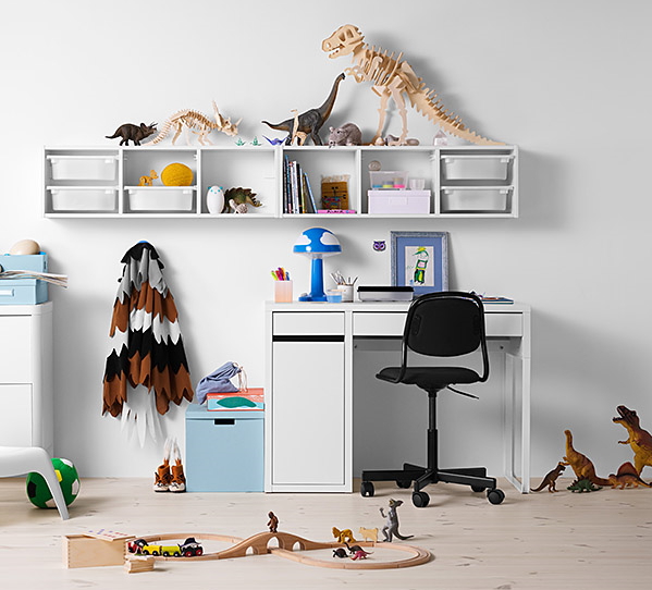 Back to School - Eigen Leerplek Creëren met IKEA - Ikea Bureau Micke - MEER Ikea... (Foto Ikea  op DroomHome.nl)