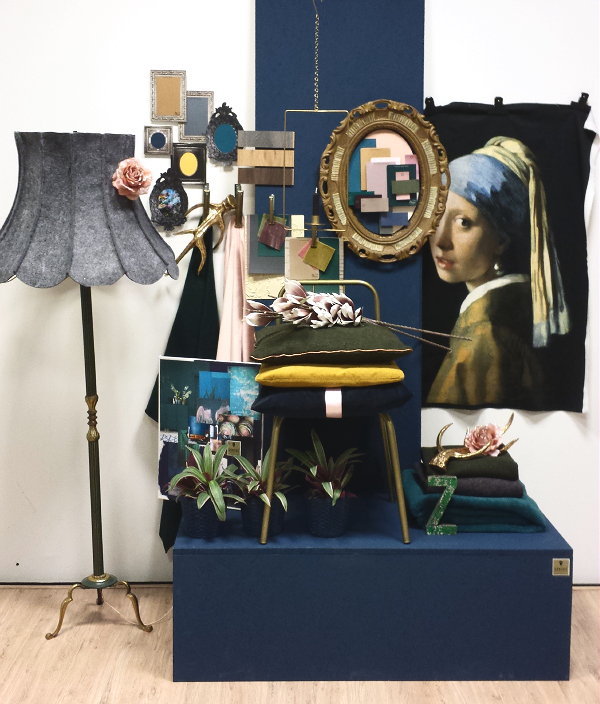 Interieur Kleur Blauw Moodboard van Zeeuwz (Foto Woon en Bouwbeurs Zeeland, Zeeuwz.com  op DroomHome.nl)