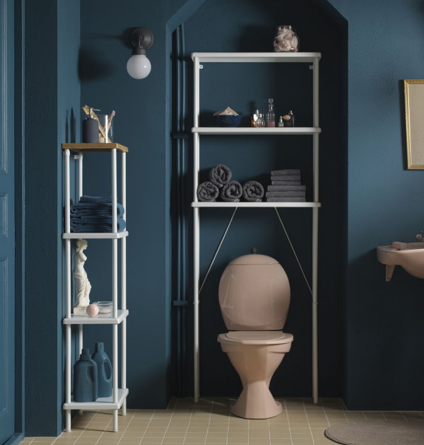 Opbergen & Opruimen Tips: Ikea Opbergsystemen met Dynan Badkamer Kasten Serie – MEER Opbergen Ideeen… (Foto Ikea  op DroomHome.nl)