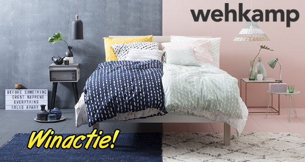 Slaapkamer Winactie: Maak Gratis Kans op een Dekbedovertrek Naar Keuze bij wehkamp.nl (Foto wehkamp Bedding  op DroomHome.nl)